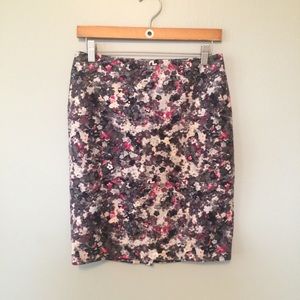 Floral Talbots Watercolor Skirt Size 6P